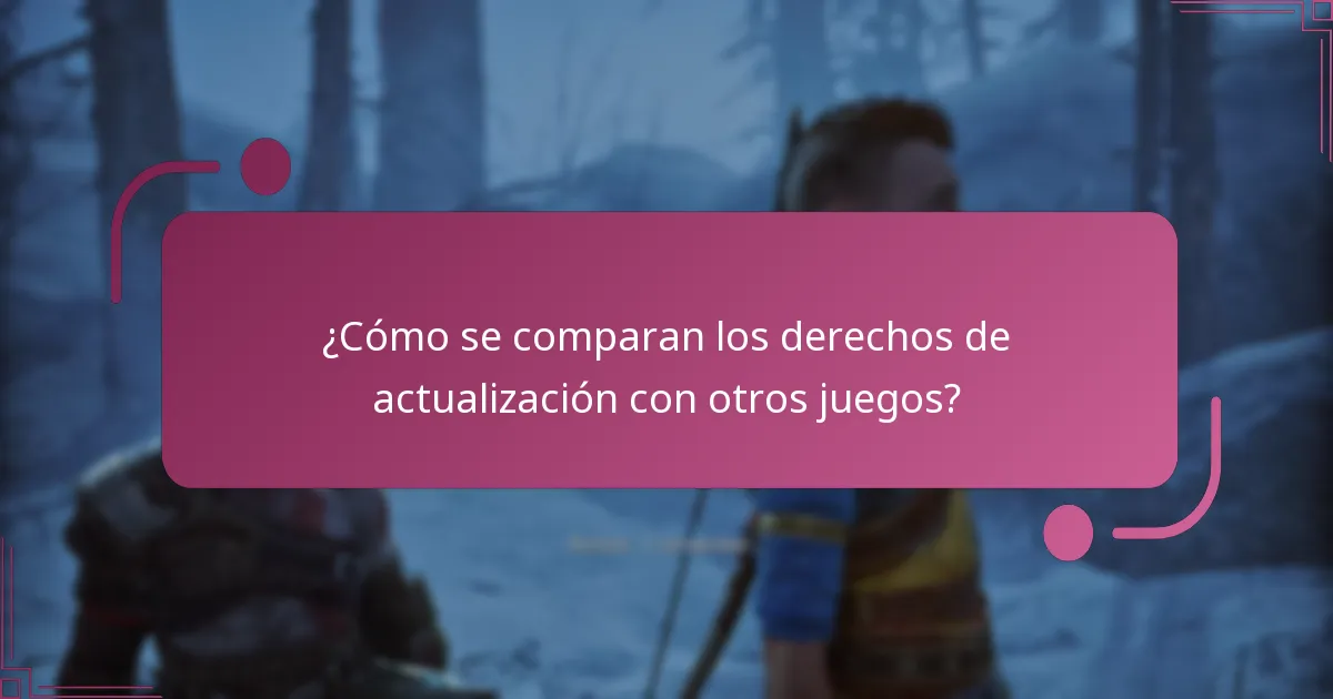 ¿Cómo acceden los jugadores a sus derechos de actualización?