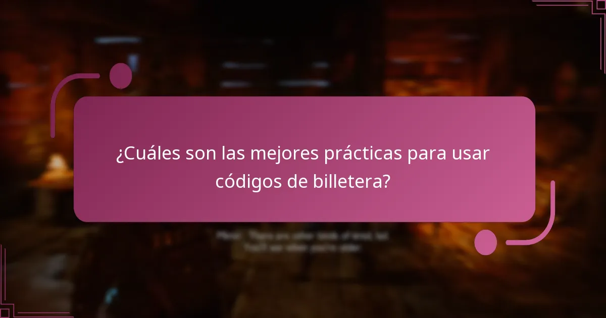¿Cómo solucionar problemas con los códigos de billetera?