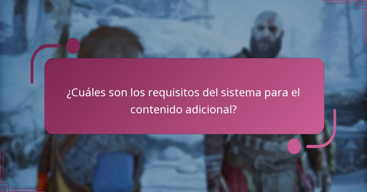 ¿Qué incluye el contenido adicional para God of War Ragnarok?